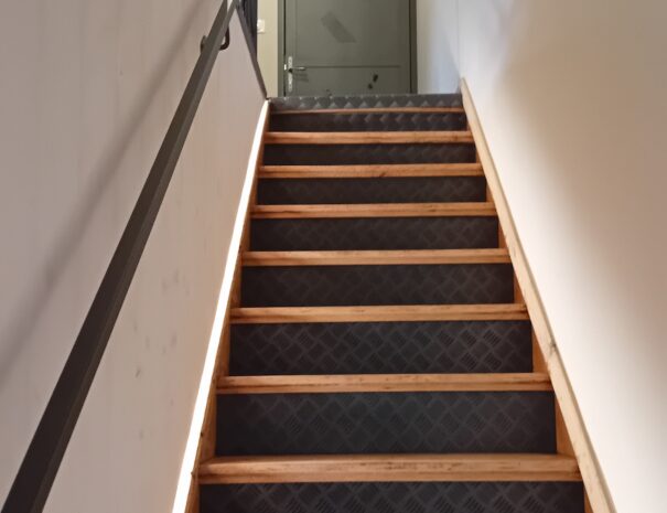 escalier d'accès pour les combles